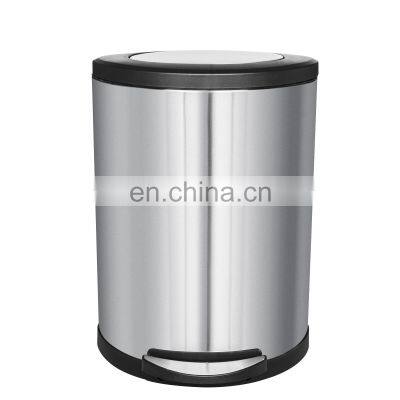 Unique swing top lid waste bin soft closing 45L wholesale garbage trash dustbin