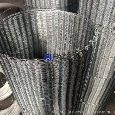Galvanized Razor Blade Barbed Wire Spec BTO-22 Size 45cm Loops 180 Hot Deep Galvanized Razor Barbed Wire Made in China photo-3