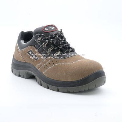 S1P SAFETY SHOES SUEDE LEATHER LOW CUT RT48109 photo-3