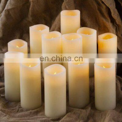 Set of 12pcs Flameless 500 Hours Wedding Favourite LED Candles With Remoter photo-5