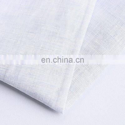 Stock Yarn Dyed Plain Fabric Prewash Linen Sheer Fabric photo-5