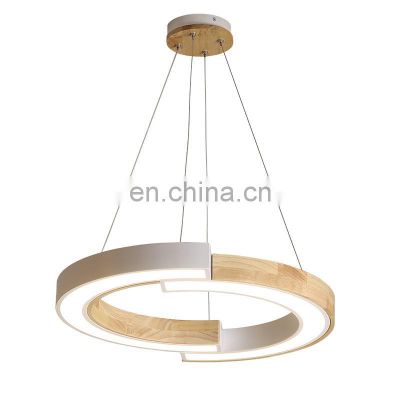 Luxury Nordic Round Shape Design LED Pendant Light Modern Style Ceiling Hanging Lamp Circle Chandeliers For Home