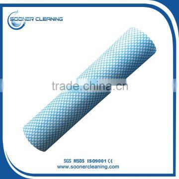 [soonerclean] Woodpulp/PP Color Coated Cleaning Wiper Jumbo Rolls for Converting