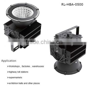 500W IP65 water proof cree led high bay light industrial light with 60 degree reflection cup