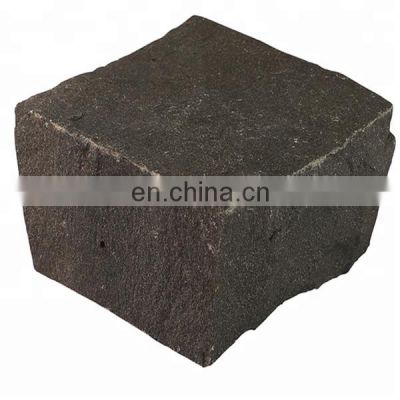 black granite cobblestones, granite cobble