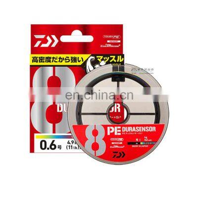 DAIWA UVF DURASENSOR X8 PE Strong strength fishing line monofilament  strand braided fishing line for fishing