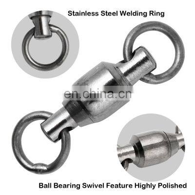 JOHNCOO In Stock Wholesale Chinese Fishing Tackle Stainless Steel Rolling Swivel Fishing Swivel photo-2