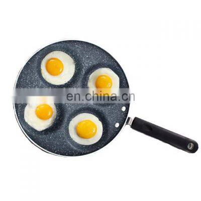 OEM non-stick cast iron cookware divided egg frying pan