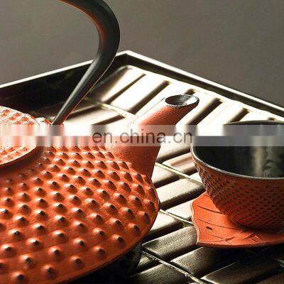 Made In China 2022 Japanese Yellow 1800 ml 1000 ml Cast Iron Teapot 2 Liter Set