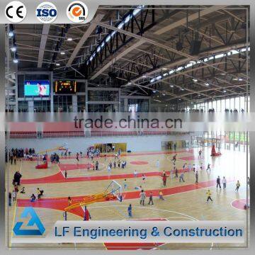 Color galvanized steel structure prefab gymnasium design