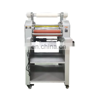 350mm single-double paper laminating machine single side heated roll laminator 350mm hot laminating machine automatic