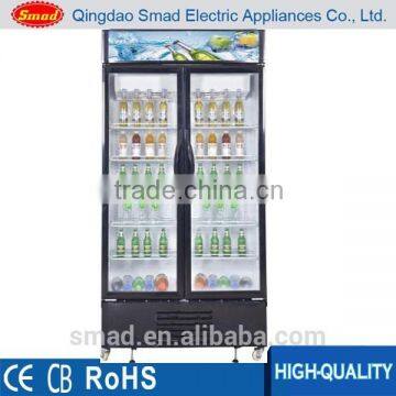 1000L supermarket showcase refrigerator price, vertical showcase refrigerator