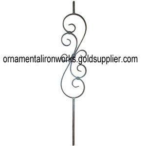 Ornamental Iron Balusters for Home Metal Stair Decoration photo-2