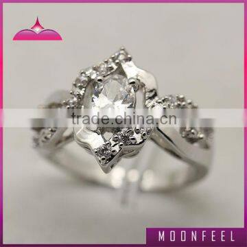 synthetic diamond stainless steel rings