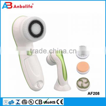 Inductive charging sonic electric facial brush / facial cleansing brush