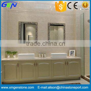 High Quality Beautiful Polished Cloudy Beige Interior Ground Marble Tile