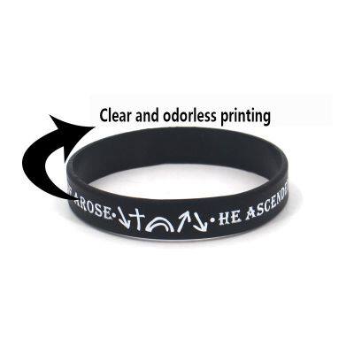 Wholesale Souvenir Rubber Bands Printed Silicone Wristband Cheap Promotion for Event photo-3