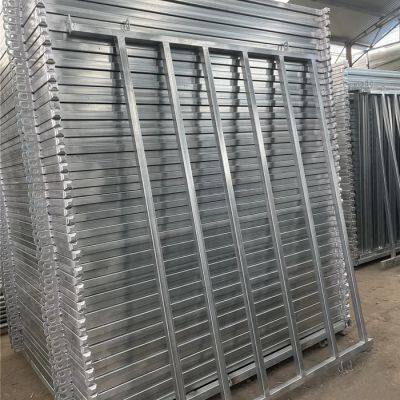 Portable Hot Dip Galvanized Steel Powder Coated Eco-Friendly Livestock Cattle Panels Safety Fencing Horse Fence 6ft Folding photo-5