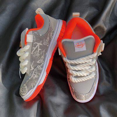 Wholesale Board Shoes Breathable Quality Trendy Fashion Low Top Thick Bottom Casual Sports Versatile Comfortable Men's Shoes Kids Skateboard Sneaker