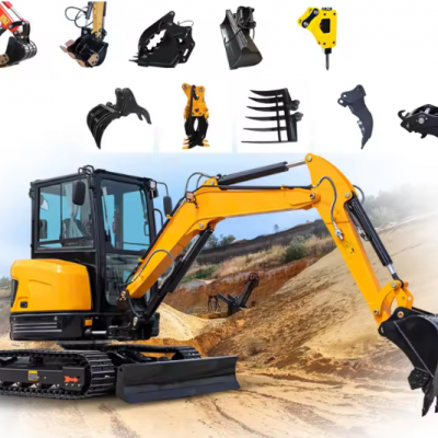 Mini Excavator 1.5 Ton Bagger Small Crawler Excavator Custom Digger Home Excavators