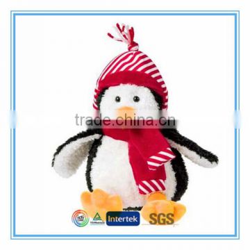 High quality stuffed christmas penguin toy