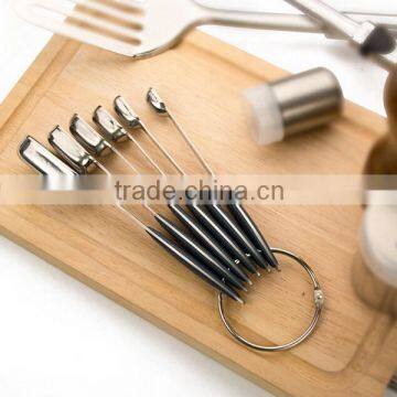 Set of 6 Non Slip Handles Stainless Steel Measuring Spoon Set Quality Choice photo-4