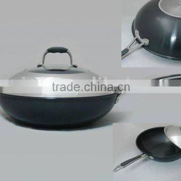 non-cooking fume wok