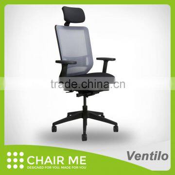Good quality seat slide with headrest ergonomic office chair