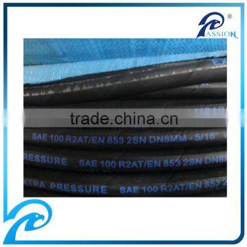 SAE 100R2 /2SN Fabric Surface/Smooth Surface Hydraulic Rubber Hose photo-3