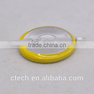 lir3048 170mah rechargeable button battery li-ion battery 3.7v