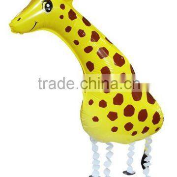 32 inch my own cute mylar walking pet balloons giraffe wholesale