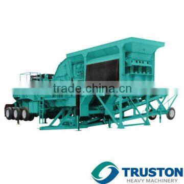 Wheel-tyre Mobile Crushing Plant, Movable & Convenient Working, Super High Capacity