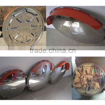 80CM STAINLESS TRAFFIC CONVEX MIRROR