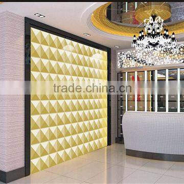 TV Background Moisture Resistant 3D wall panels with Beautiful Simple Designs