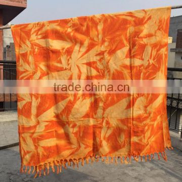 Wholesale floral Dyed Soft Color Terry 100% Cotton fouta towel top brand tye dye fouta towels beach chair cover up kenyian pareo