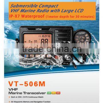 VITAI VT-506M GPS Function VHF156-163MHz IP-X7 Marine FM Transceiver photo-2