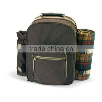 2015 retro style picnic bag bulk picnic backpack 4 person