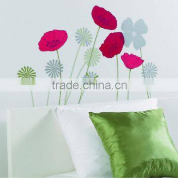 colorful flower of wall sticker for home