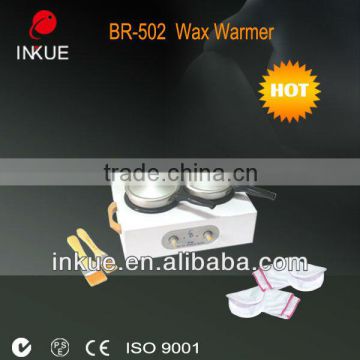 BR-502 top quality double depilatory waxing machine with factory price