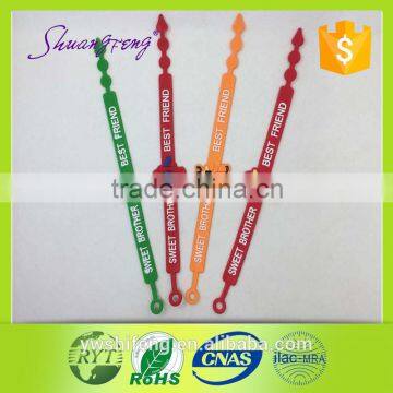 rubber wrist Rakhi kids wrist promotional bracelet
