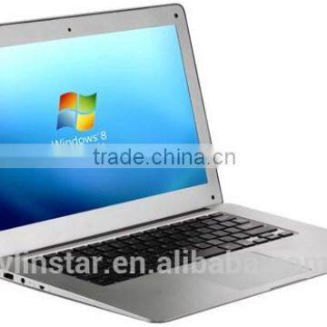 hotsale chinese factory ultrathin laptops with 4GB RAM 500GB HDD with 1366*768