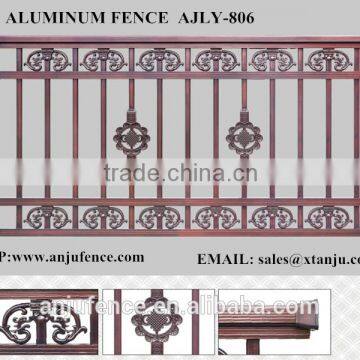 ISO certificated Decorative Aluminum balcony railing AJLY-806