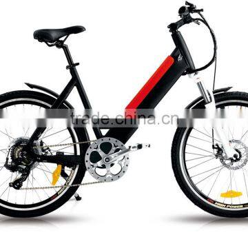 36v 250w female hidden battery mountain electric bike