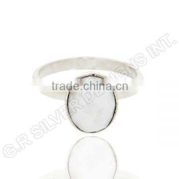 Pearl Gemstone Rings Jewellery,925 Sterling Silver Wholesale Rings Jewelry photo-3