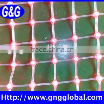 Portable transparent led mesh screen led animation diaplsy