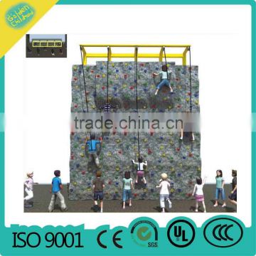 Children playground equipment climb wall