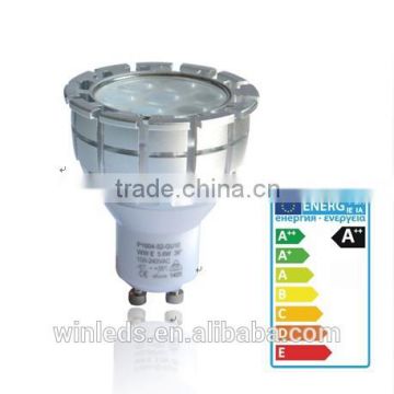 A++5.5w led spotlight gu10 china manufacturer,adopt nichia led CE ROHS SAA