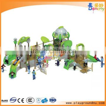 Customized kids school yard rubber-coating large outdoor playground