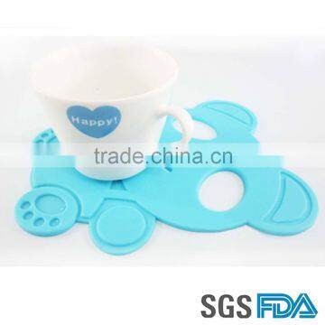 Wholesaler Silicone Cup Mat Silicone Cute Shape Coaster photo-2