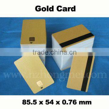 CR-80 PVC card , Gold Card